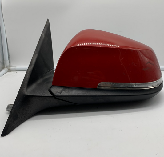 2013-2018 BMW 328i Driver Side View Power Door Mirror Red OEM C01B29002