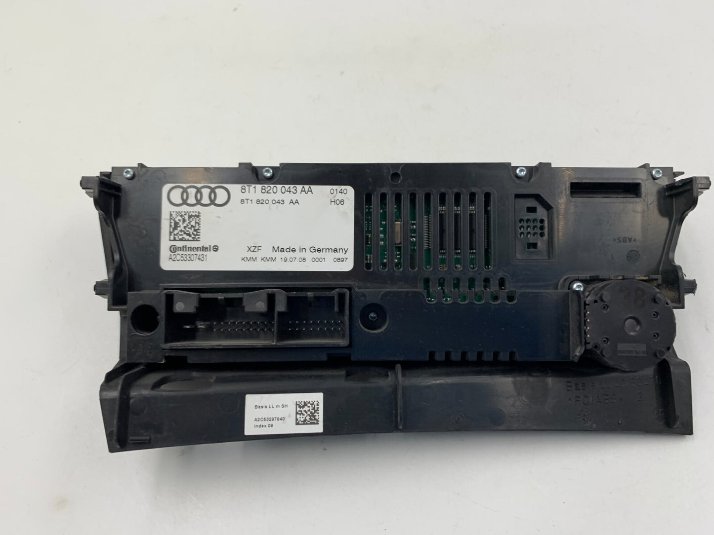 2009-2012 Audi A4 AC Heater Climate Control Unit OEM C01B37044