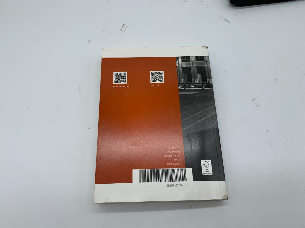 2016 Ford Fusion Owners Manual Set with Case OEM B02B02008
