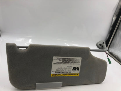 2008-2009 Mercury Sable Driver Sun Visor Gray Illuminated OEM C01B36046