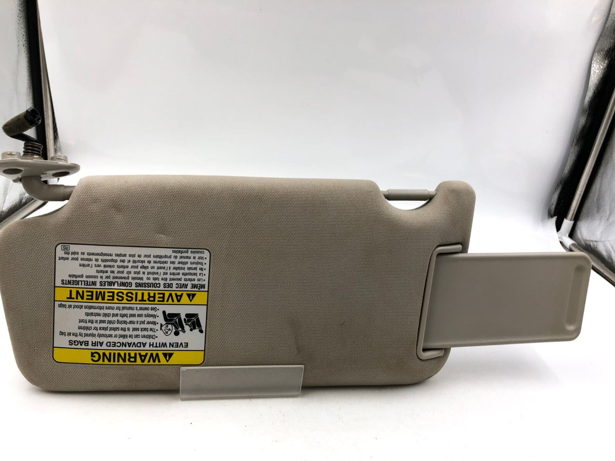 2010-2014 Subaru Legacy Passenger Sun Visor Gray Illuminated OEM B02B29005