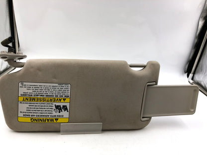 2010-2014 Subaru Legacy Passenger Sun Visor Gray Illuminated OEM B02B29005