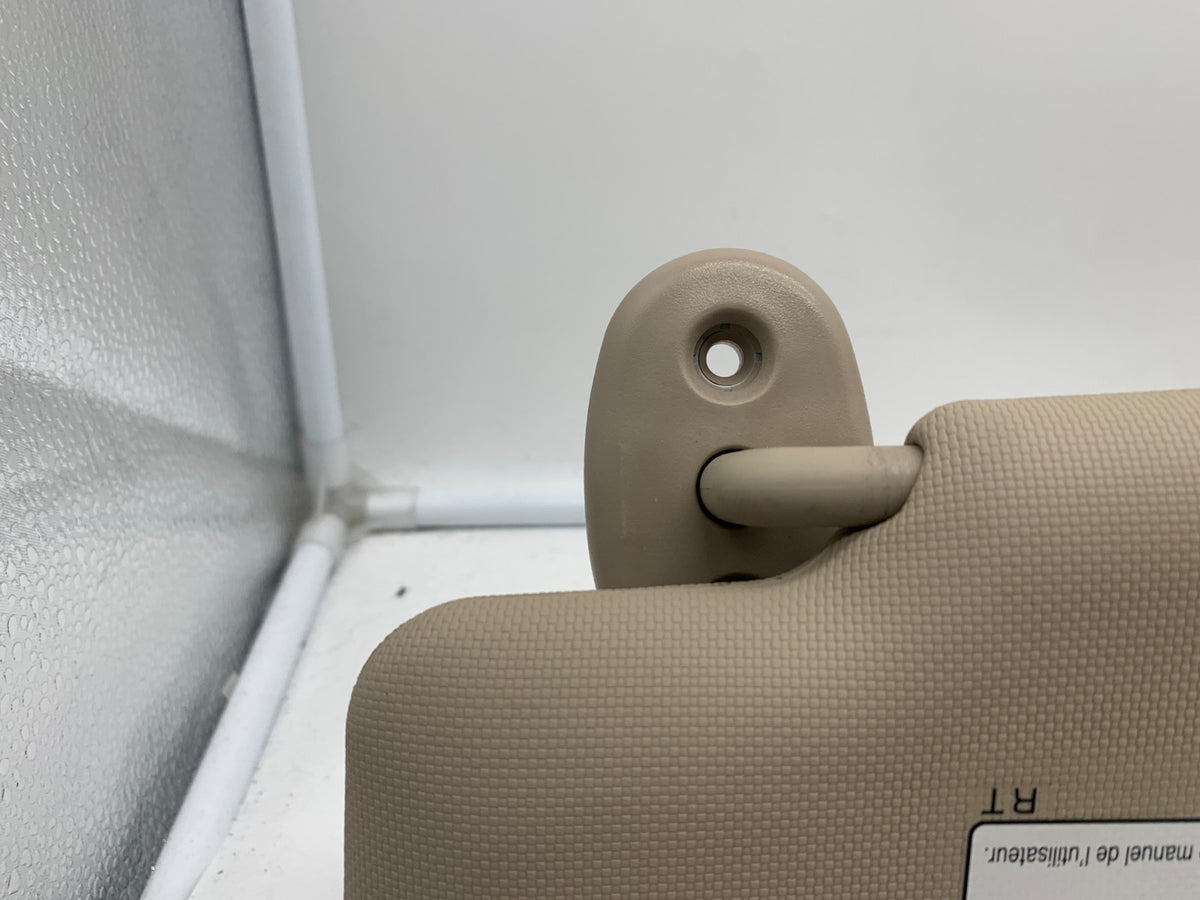 2010-2013 Suzuki Kizashi Passenger Sun Visor Illumination Tan OEM A03B12004