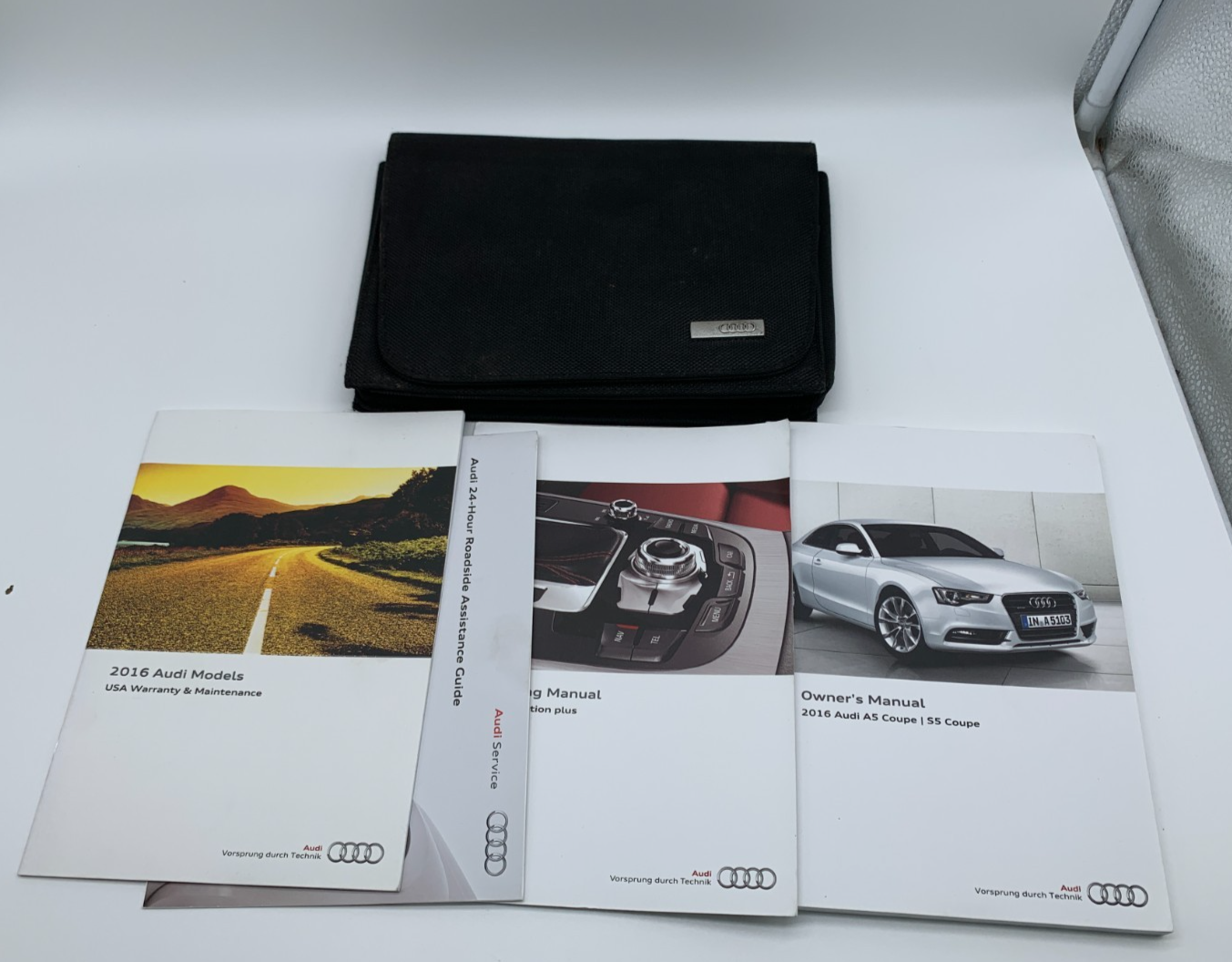 2016 Audi A5 Sedan Owners Manual Set with Case OEM B04B48006