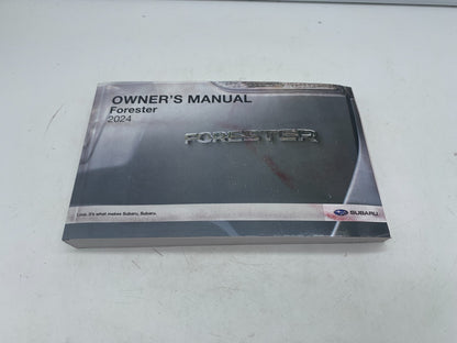 2024 Subaru Forester Owners Manual Set with Case OEM