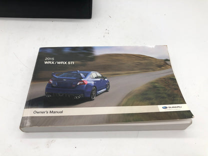 2015 Subaru WRX Owners Manual with Case OEM D01B20027