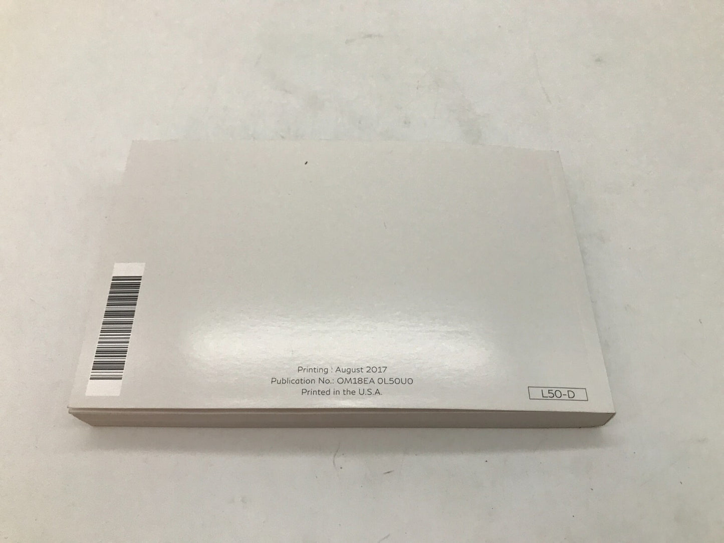 2018 Infiniti QX60 QX 60 Owners Manual Set with Case OEM B04B34019