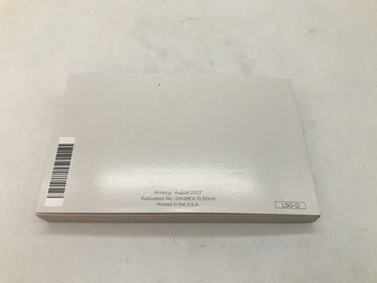 2018 Infiniti QX60 QX 60 Owners Manual Set with Case OEM B04B34019