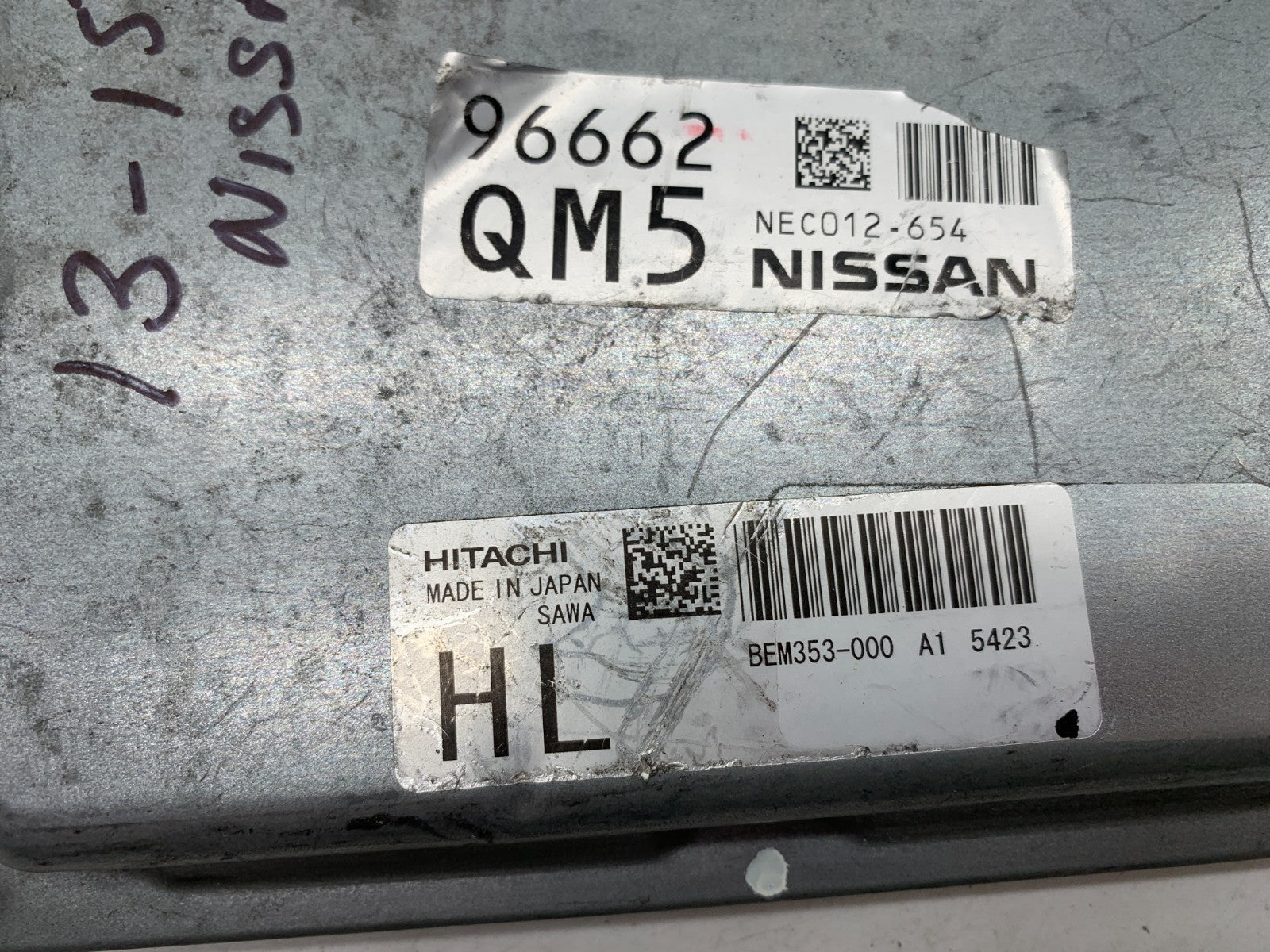 2014-2017 Nissan Rogue Engine Control Module Unit ECU ECM OEM B01B11045