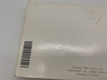 2010 Nissan Altima Owners Manual OEM A02B09013