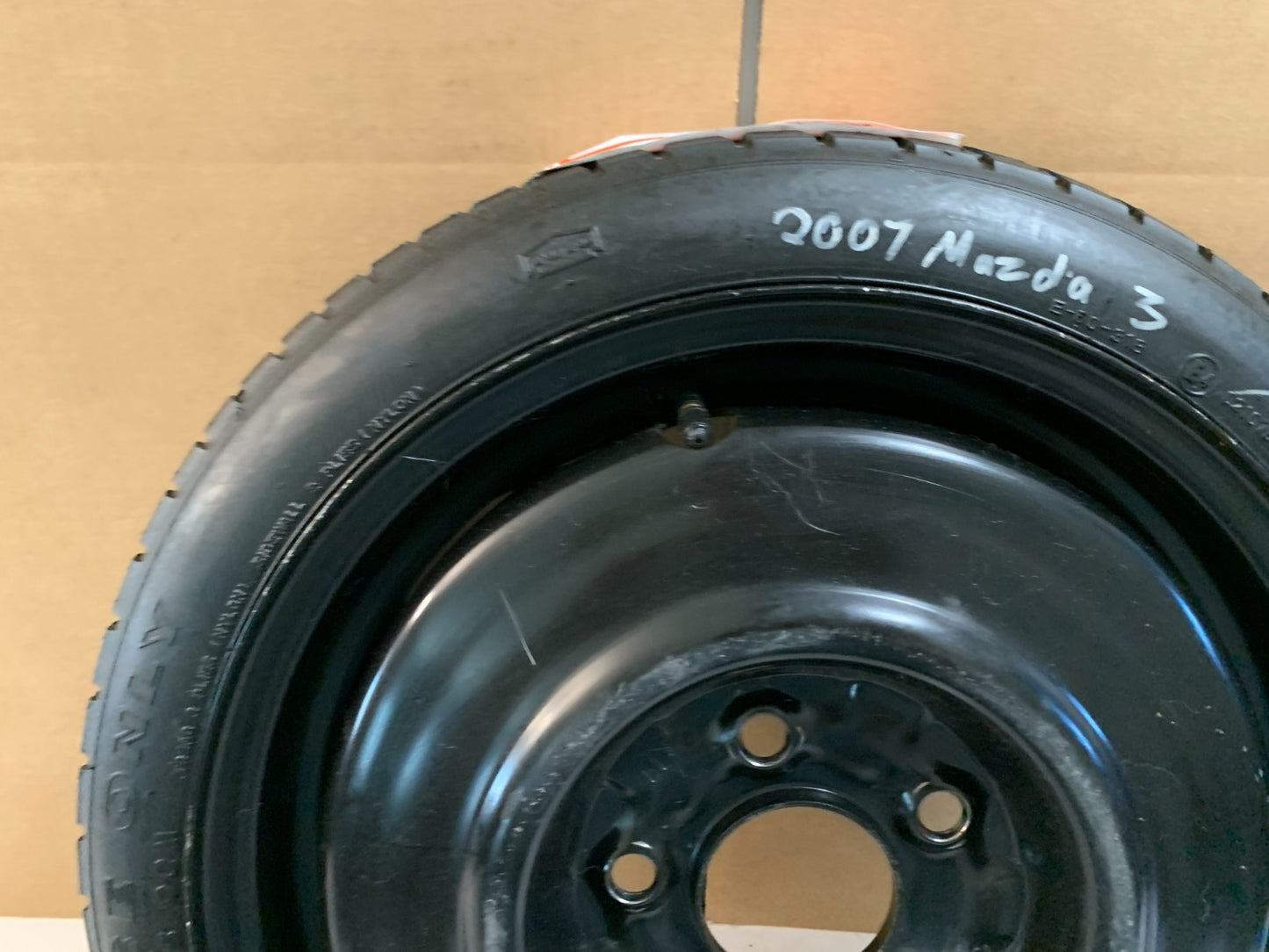 2004-2009 Mazda 3 Mazda3 15" Spare Tire Compact Donut T115/70D15 OEM
