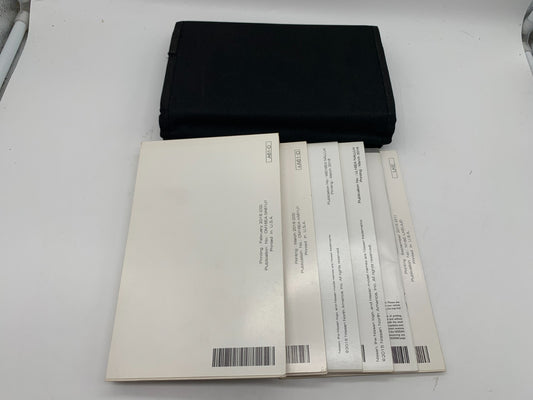 2016 Nissan Titan Owners Manual Set with Case OEM A02B55015