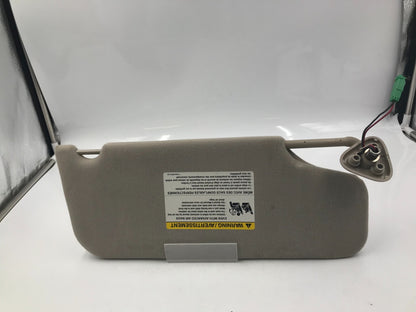 2008-2009 Mercury Sable Driver Sun Visor Sunvisor Gray Illuminated OEM D02B29042