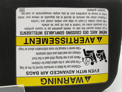2015-2021 Subaru WRX Driver Sun Visor Black Illuminated OEM B04B39029