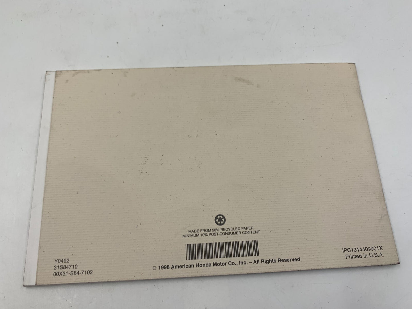 1999 Honda Odyssey Owners Manual Set with Case OEM D02B29010