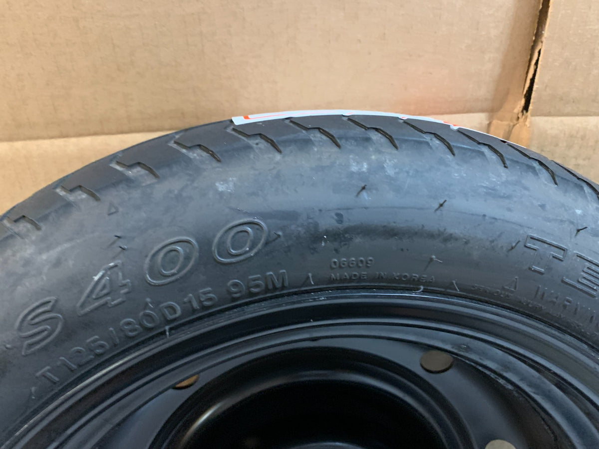2010-2014 Kia Forte Soul 15" Spare Tire Compact Donut Wheel T125/80D15 OEM