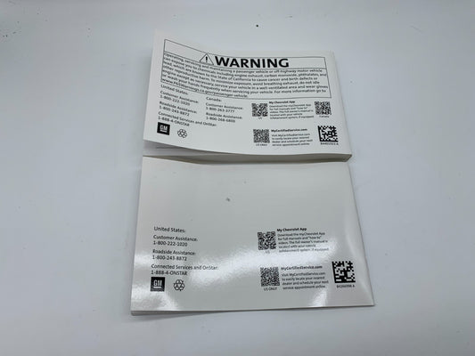 2021 Chevrolet Trailblazer Owners Manual Set OEM B02B16011