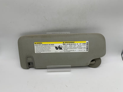 2013-2016 Chevrolet Malibu Passenger Sun Visor Gray Illuminated OEM A04B42006