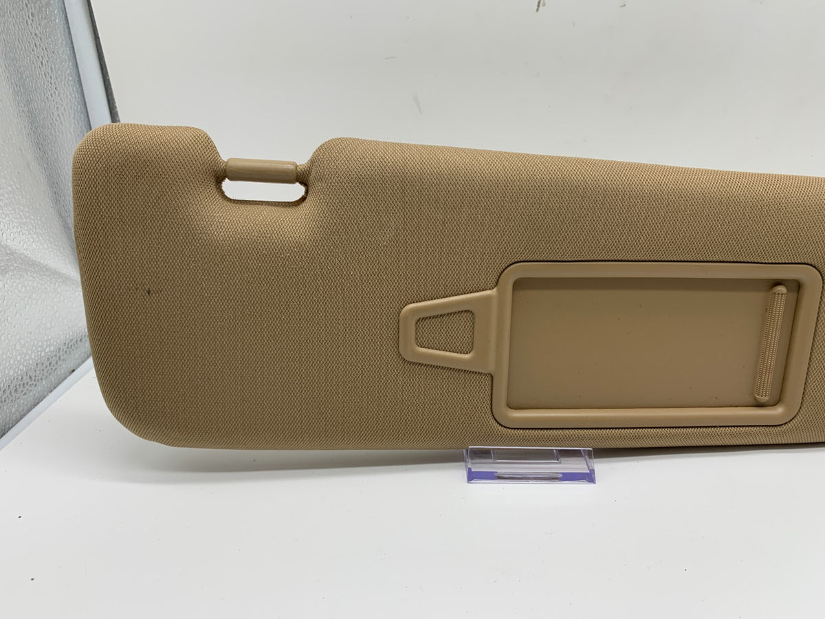 2011-2015 Hyundai Sonata Passenger Sun Visor Tan Illuminated OEM B02B09089