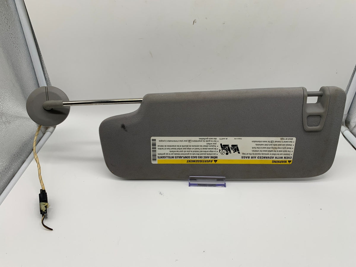 2016-2023 Chevrolet Malibu Passenger Sun Visor Gray Illuminated OEM B01B13036