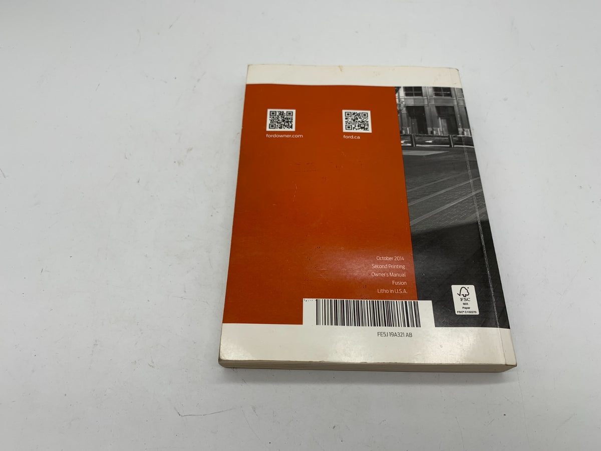 2015 Ford Fusion Owners Manual Set with Case OEM D01B45019