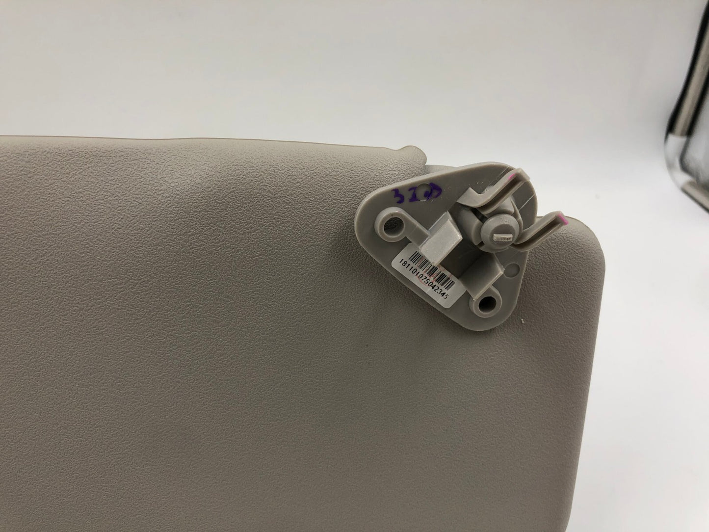 2014-2019 Mitsubishi Mirage Passenger Sun Visor Gray OEM D03B25022