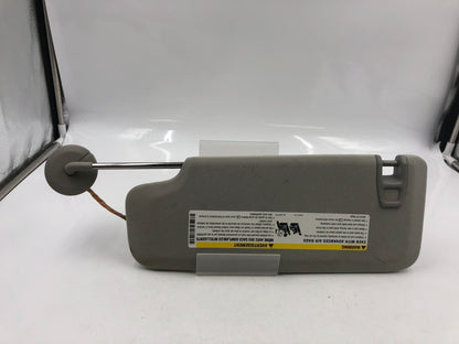 2013-2016 Chevrolet Malibu Passenger Sunvisor Gray Illuminated OEM D01B18072