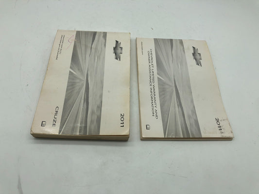 2011 Chevrolet Cruze Owners Manual Set OEM B04B33052
