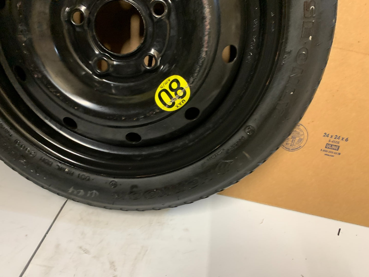 2010-2013 Kia Soul Spare Tire 15" Compact Donut T125/80D15