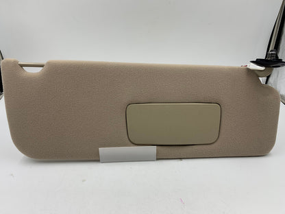 2011-2014 Toyota Sienna Passenger Sun Visor Tan Illuminated OEM C03B70006