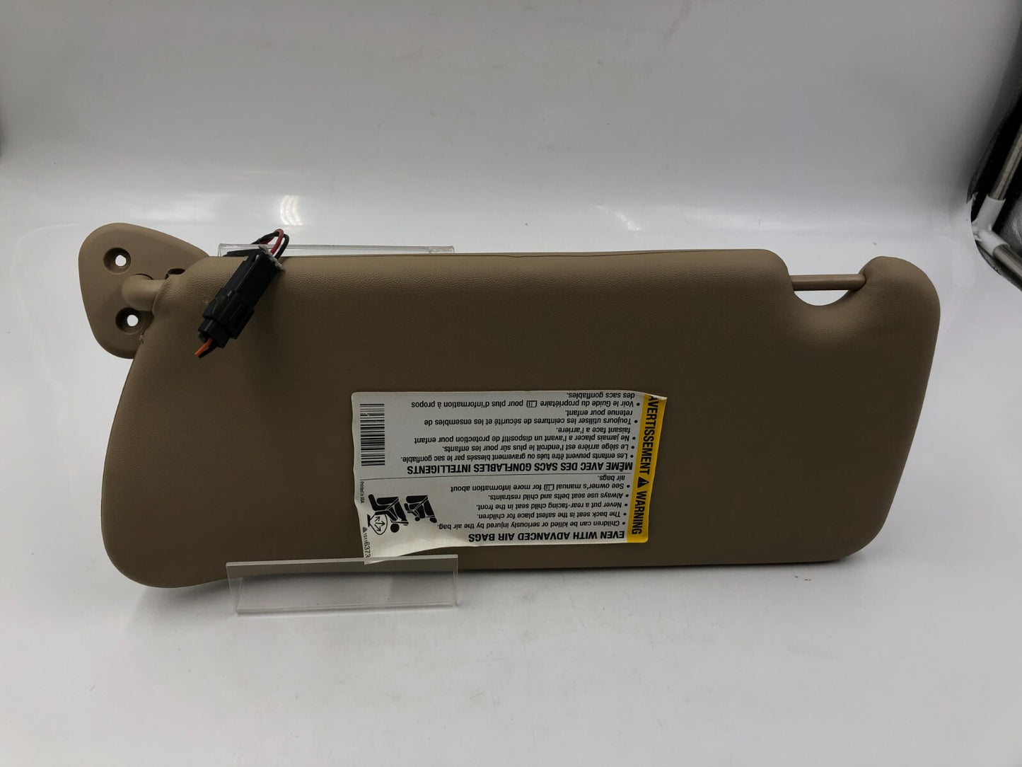 2004-2009 Cadillac SRX Passenger Sun Visor Beige Illuminated OEM A02B14092