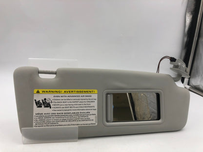 2009-2012 Audi A4 Passenger Sun Visor Sunvisor Gray Illuminated OEM D02B06049