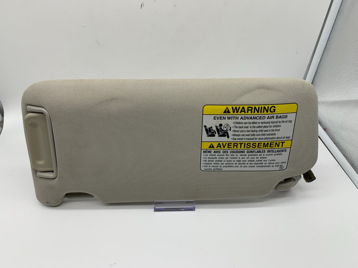 2010-2014 Subaru Legacy Passenger Sun Visor Gray Illuminated OEM A03B35004