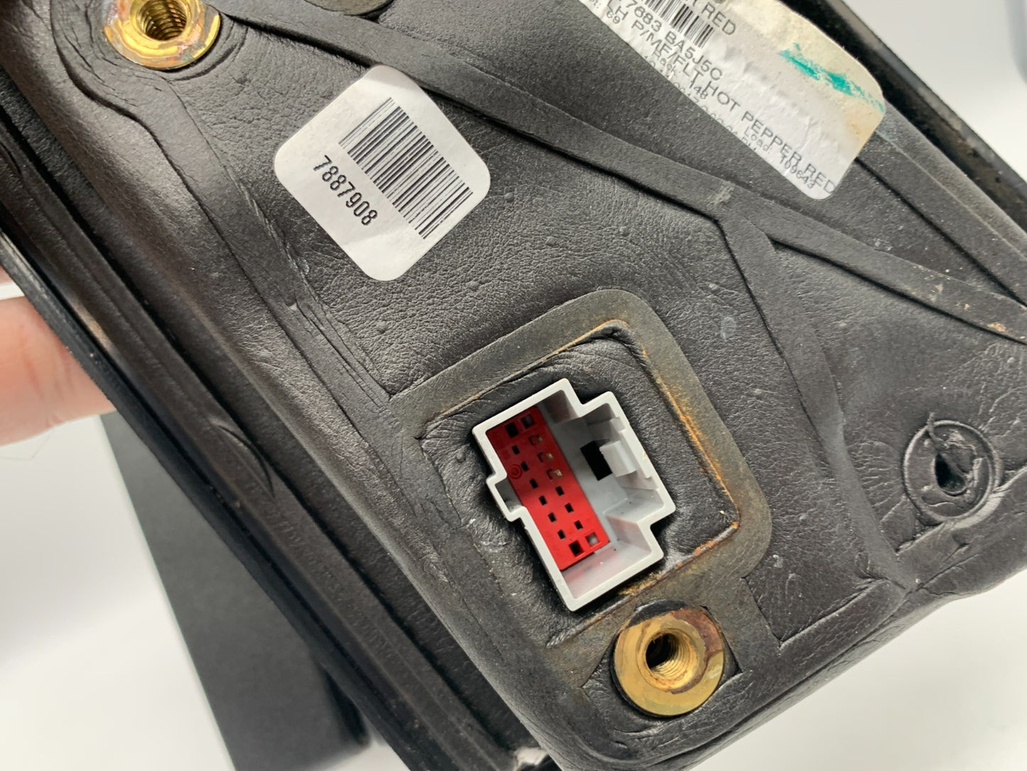 2015-2018 Ford Focus Driver Side View Power Door Mirror Hot Pepper Red C01B08008