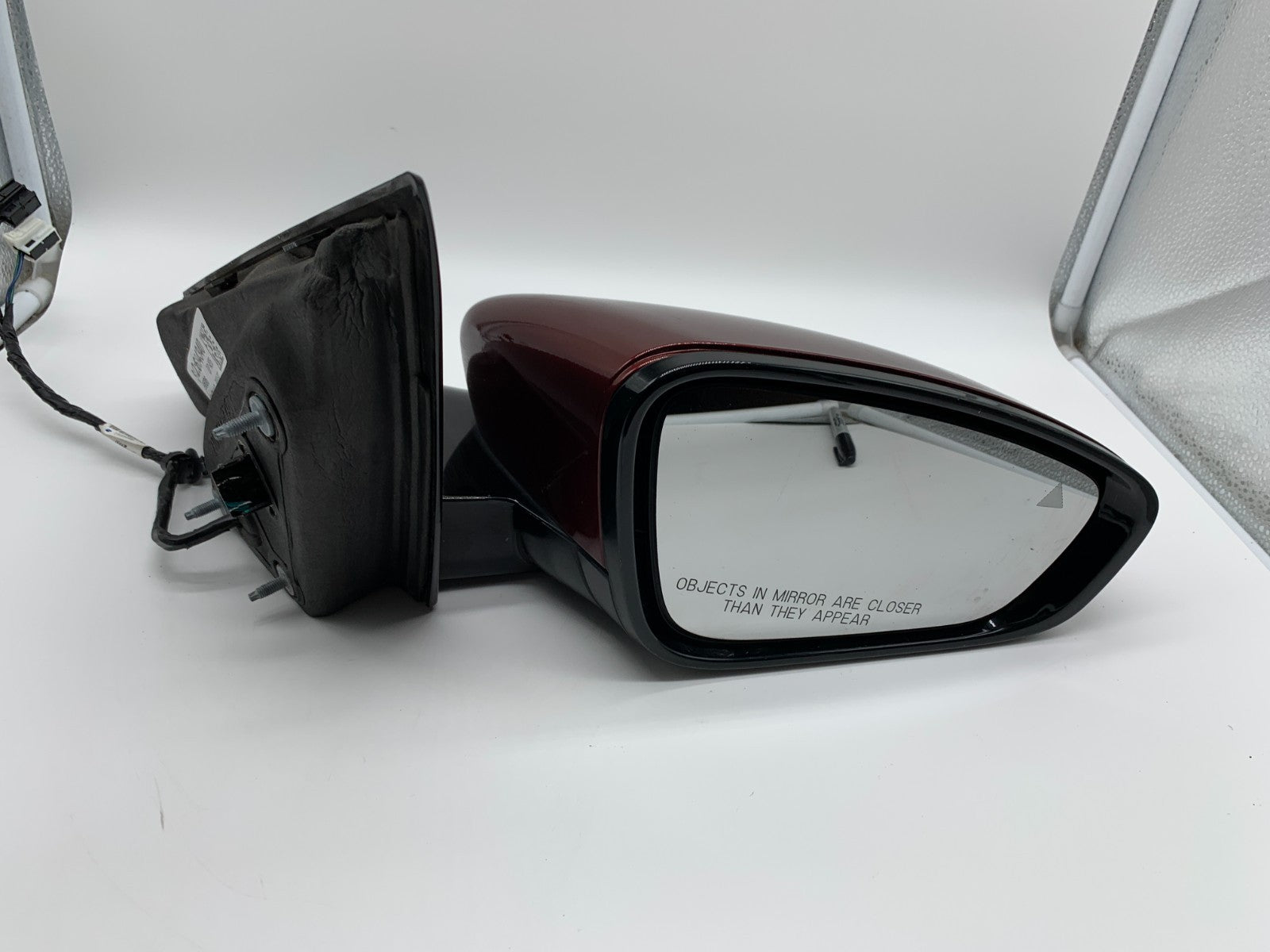 2015-2017 Chrysler 200 Passenger Side View Power Door Mirror Red OEM C03B03002