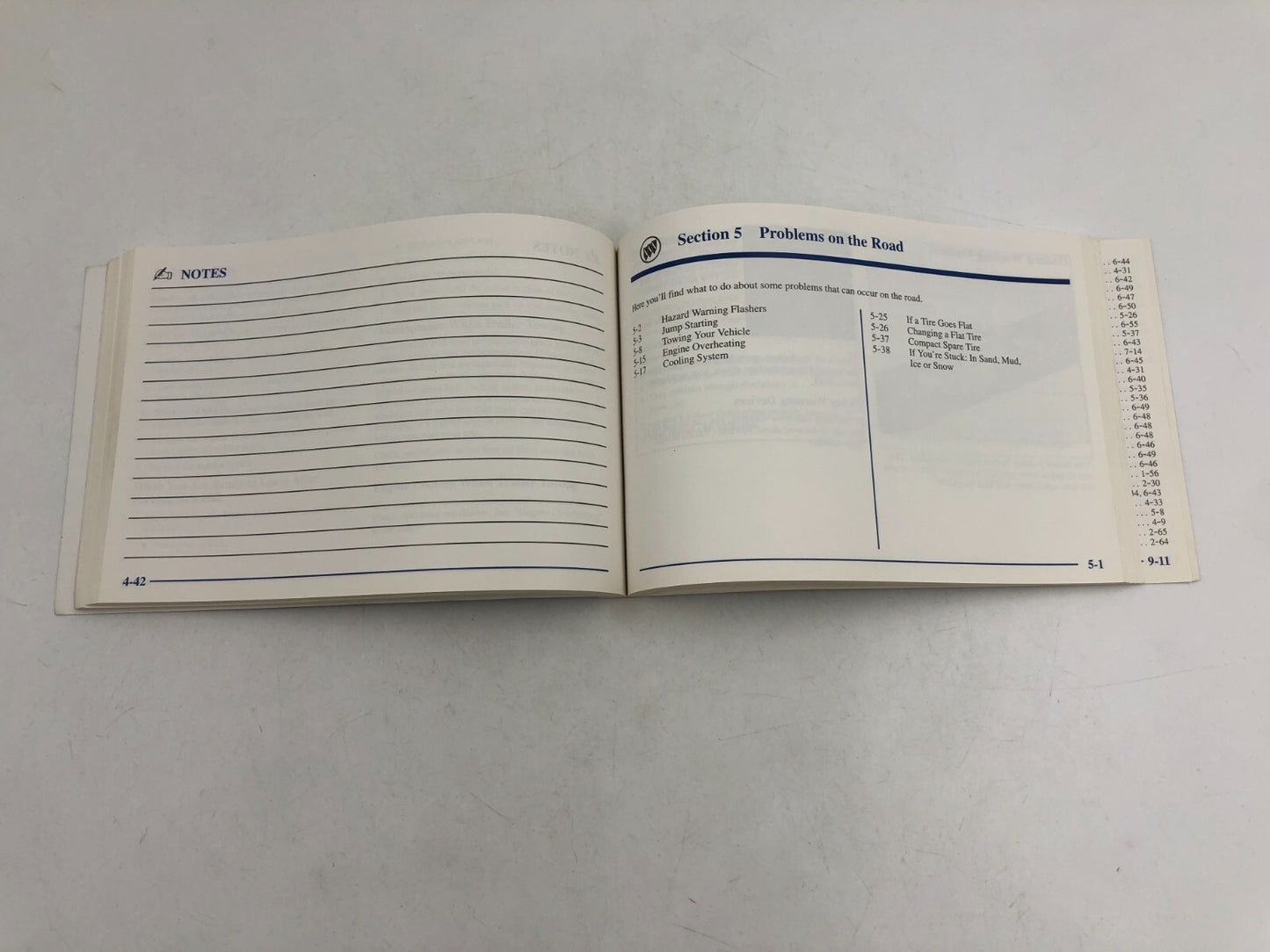 1998 Buick Regal Owners Manual with Case OEM D03B33025