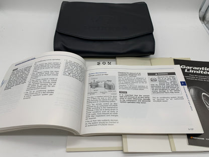 2017 Hyundai Sonata Owners Manual Set with Case OEM C01B07008