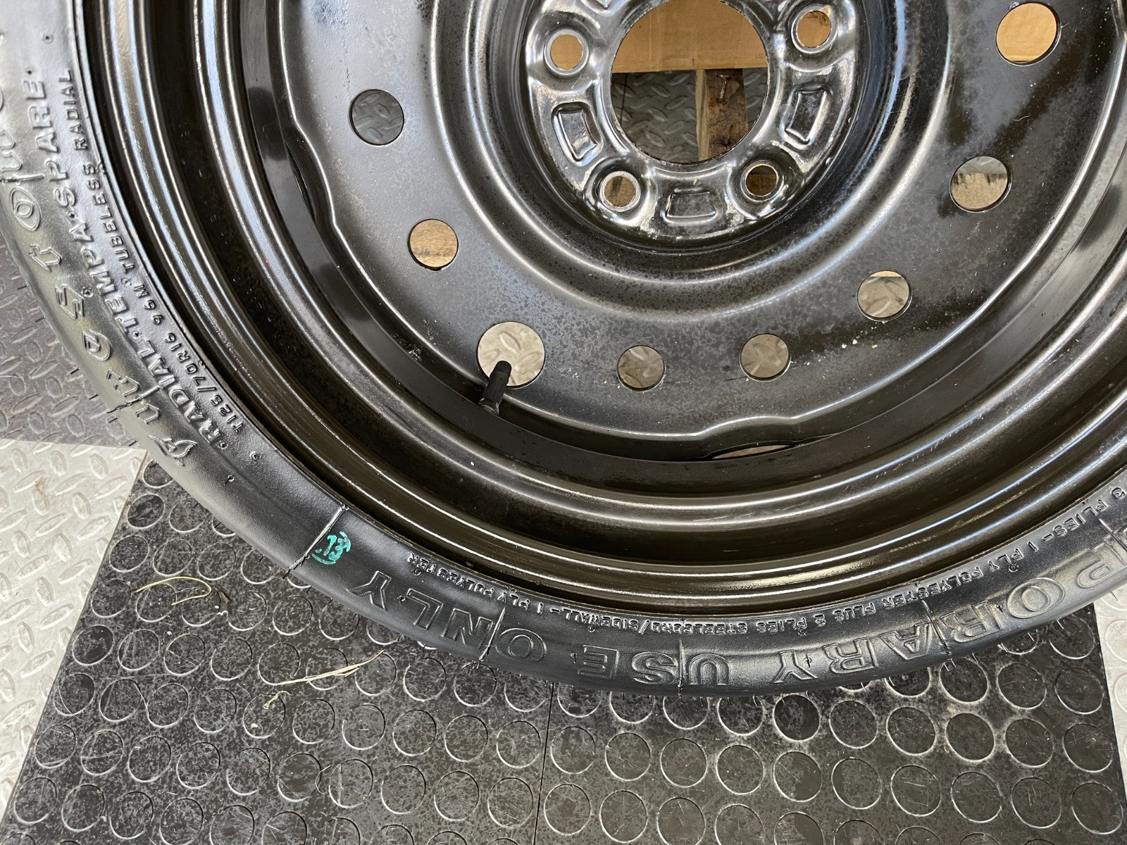 2000-2003 Cadillac Deville 16" Emergency Spare Tire Compact with Jack T125/70R16