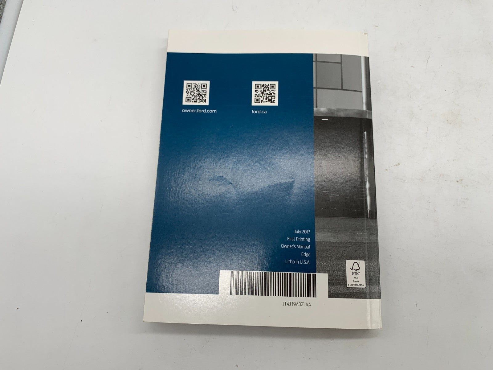 2018 Ford Edge Owners Manual Set with Case OEM