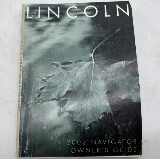 2002 Lincoln Navigator Owners Manual OEM A03B37011
