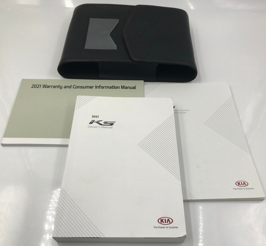 2021 Kia K5 Owners Manual Set with Case OEM A04B06036