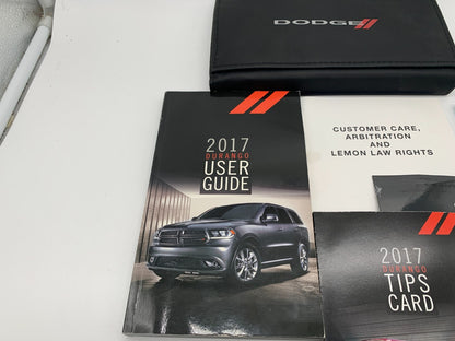 2017 Dodge Durango Owners Manual Set with Case OEM B03B44005
