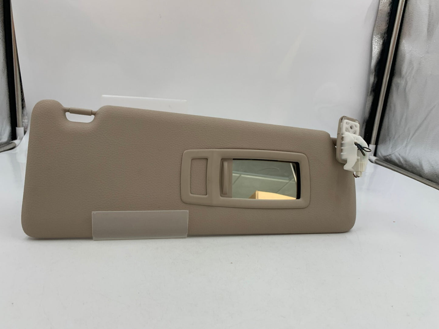 2012-2018 BMW 328i Passenger Sun Visor Sunvisor Beige OEM Illumination E03B66004