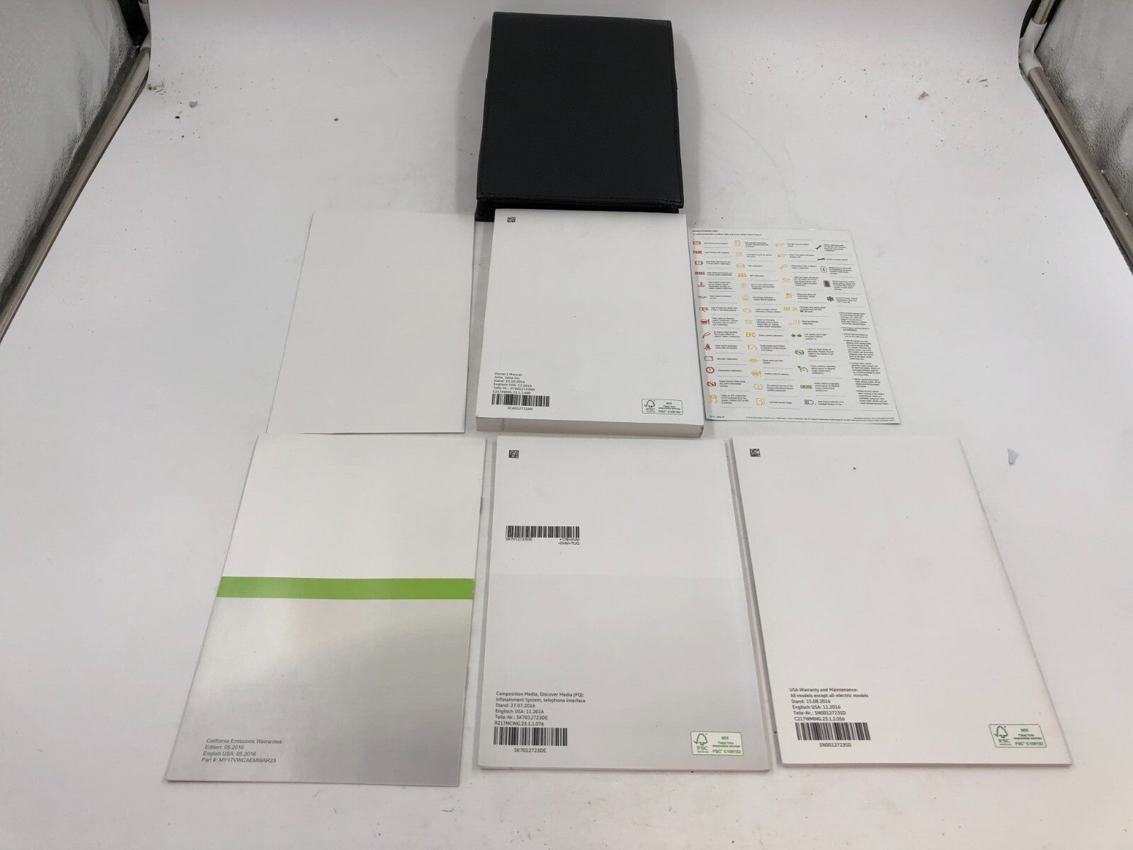 2017 Volkswagen Jetta GLI Owners Manual Set with Case OEM D02B60007