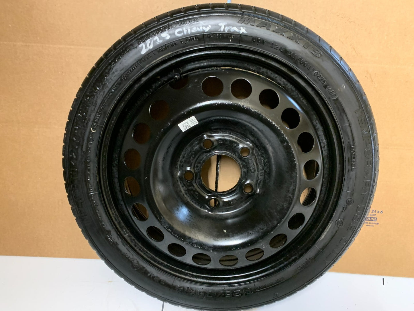 2024-2025 Chevrolet Trax 16" Spare Tire Wheel Compact Donut T125/70R16 96M