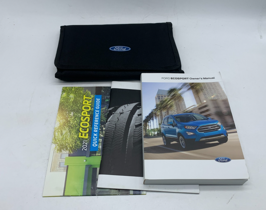 2021 Ford Ecosport Owners Manual Set with Case OEM D03B68005