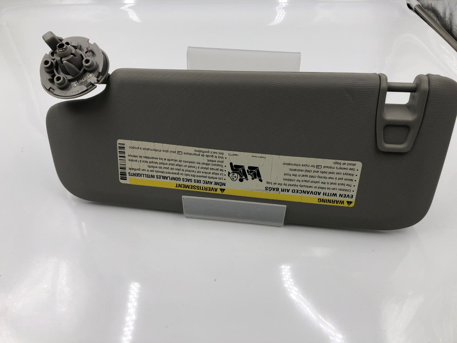 2011-2016 Chevrolet Cruze Passenger Sun Visor Gray OEM D04B59002
