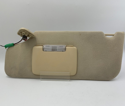 2008-2009 Ford Taurus Driver Sun Visor Illuminated Beige OEM D02B52018