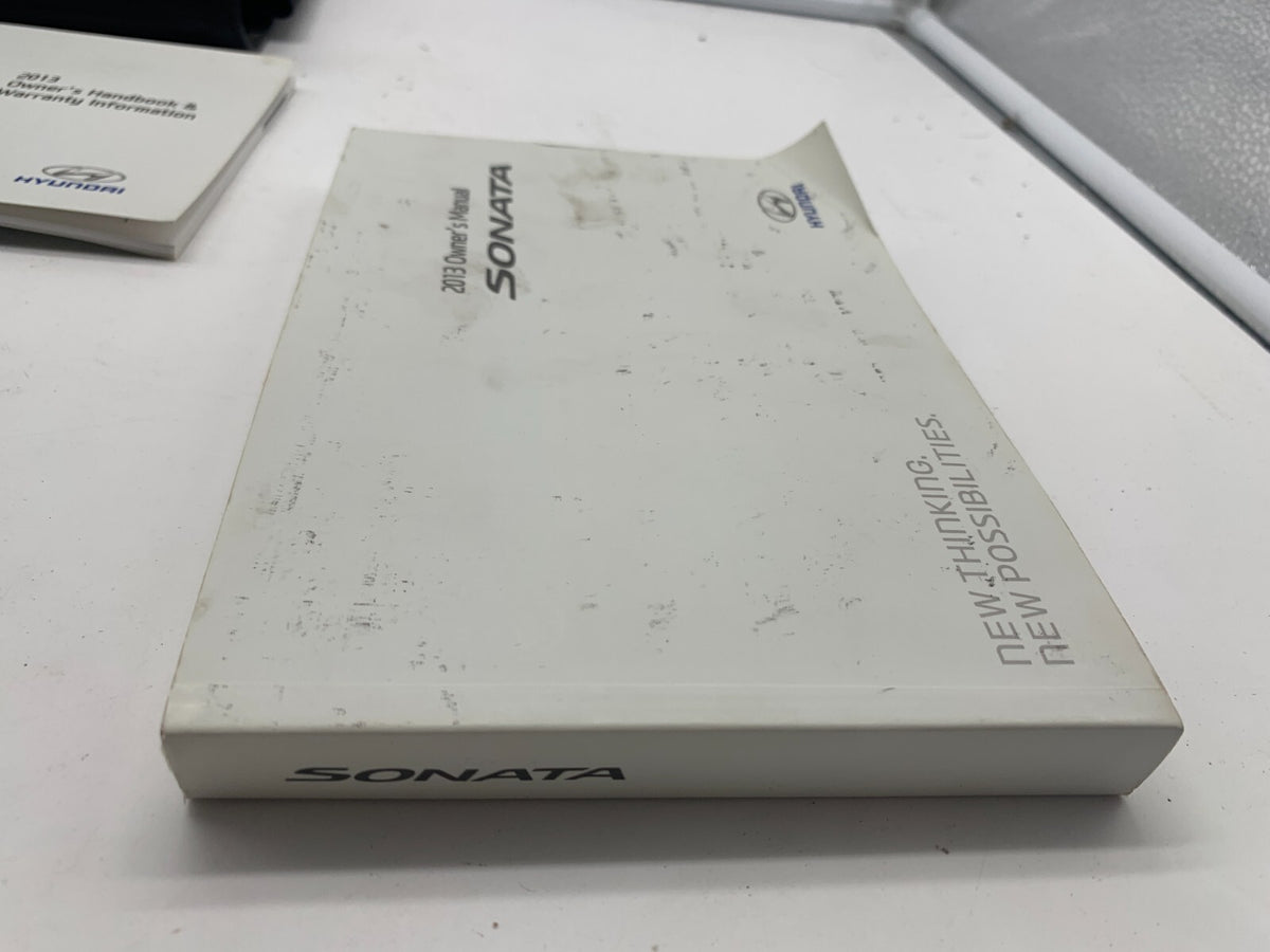 2013 Hyundai Sonata Owners Manual Set with Case OEM R01B23010