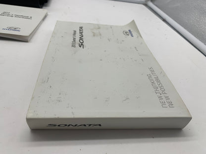 2013 Hyundai Sonata Owners Manual Set with Case OEM R01B23010